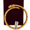 Regal Serpent Gold-Plated Designer Bracelet – Embodying Elegance & Enigma